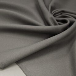 Krep cady - siva kostimska tkanina