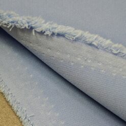 Svetlo modra kostimska tkanina - elastična, s svilenim otipom