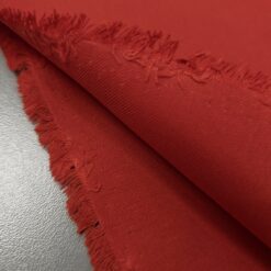 Elegantno rdeča - mešanica bombaža in poliestra - platno