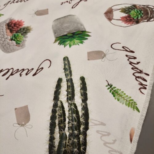 🌿 " Kaktusov vrt " - dekorativna tkanina (širina 2,80m, 240 g/m²) - 1 kg / 14,50 €