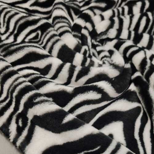 Umetno krzno - zebra vzorec