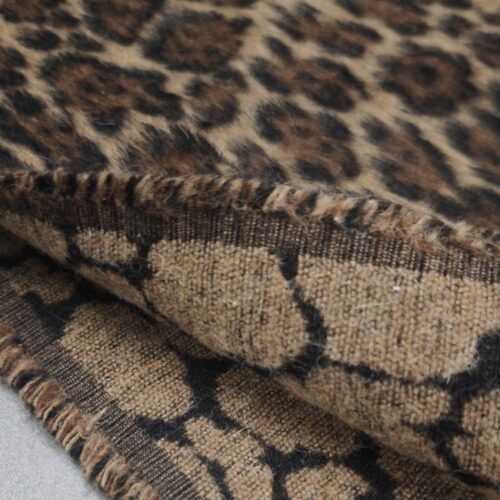 🌟 Savana Leopard - rjavo umetno krzno  ZADNJI KOS 2 m / 17,50 €