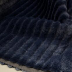 🌟 Temno modro umetno krzno