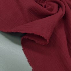 Tetra tkanina dvoslojna - vinsko rdeča