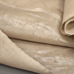 Naravni bež lan s srebrnim leskom