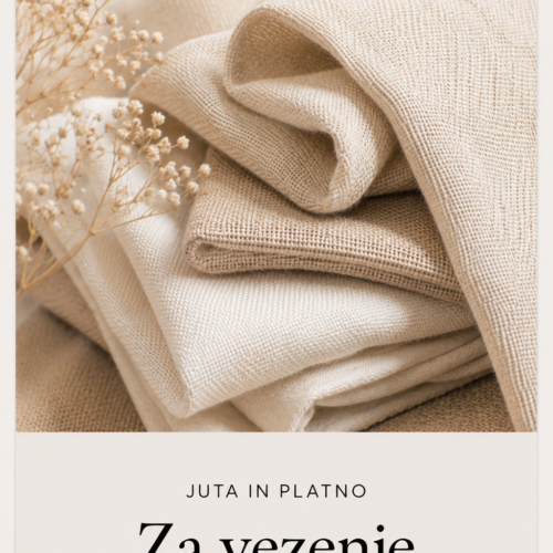 Juta in platno za vezenje