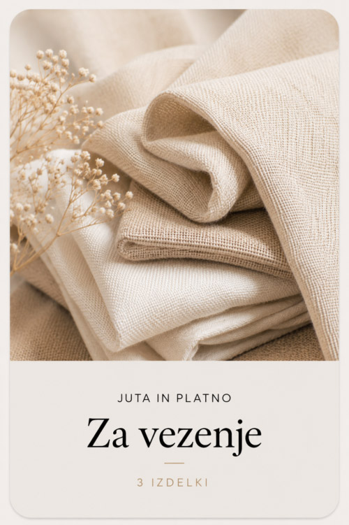 Juta in platno za vezenje