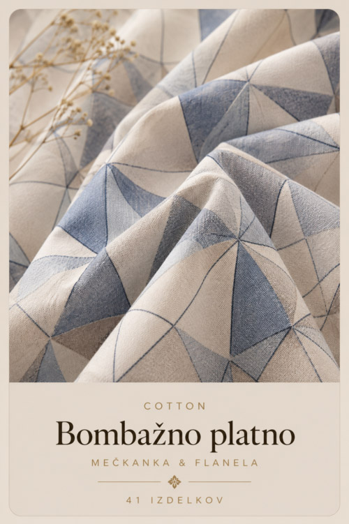 Bombažno platno, mečkanka in flanela