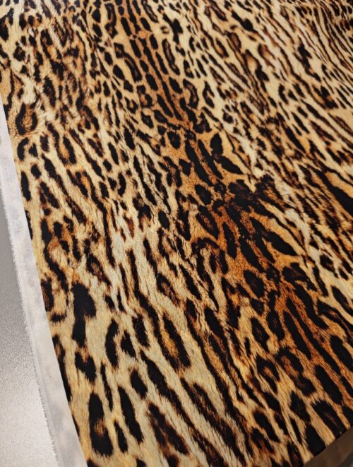 Tiger & Leopard animal print - satenirana svila